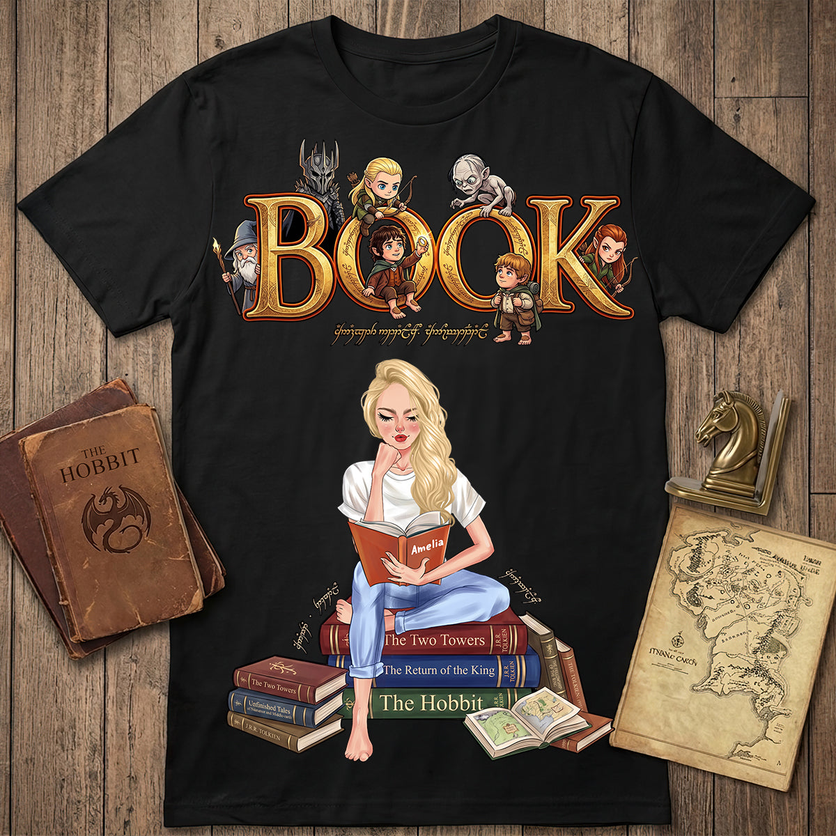 Dive Into Your Next Adventure - Book Girl Shirt - Personalized Gifts For Book Lovers
