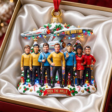 Load image into Gallery viewer, Trek the Halls - Cosmic Crew Christmas Ornament | Personalized Gifts for Film Lovers
