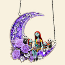 Load image into Gallery viewer, “Mom, We Love You” - Personalized Horror Mom And Kids Suncatcher Ornament - Perfect Gift for Mom and Grandma Ornament PopCulturePrints
