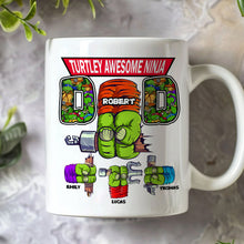 Load image into Gallery viewer, Custom Ninja Dad Coffee Mug - Personalized Gift for Fathers Coffee Mug PopCulturePrints
