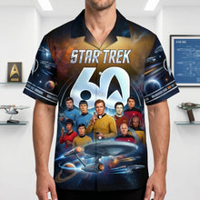 Load image into Gallery viewer, “Celebrate 60 Years of Adventure!” - Personalized Hawaiian Shirt - Gift for Movie Lovers
