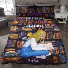 Load image into Gallery viewer, Personalized Book Lovers Quilt Bed Set - Perfect Gift for Readers Blanket PopCulturePrints
