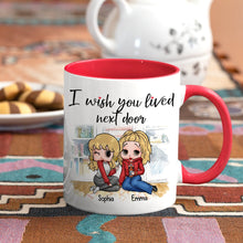 Load image into Gallery viewer, Personalized Best Friends Coffee Mug - Long Distance Friendship Gift Coffee Mug PopCulturePrints
