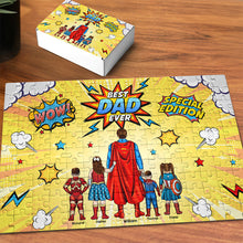 Load image into Gallery viewer, “Best Mom Ever - Superhero Edition” - Customized Jigsaw Puzzle for Moms, Perfect Gift for Mother&#39;s Day, Grandma, and More Jigsaw Puzzles PopCulturePrints
