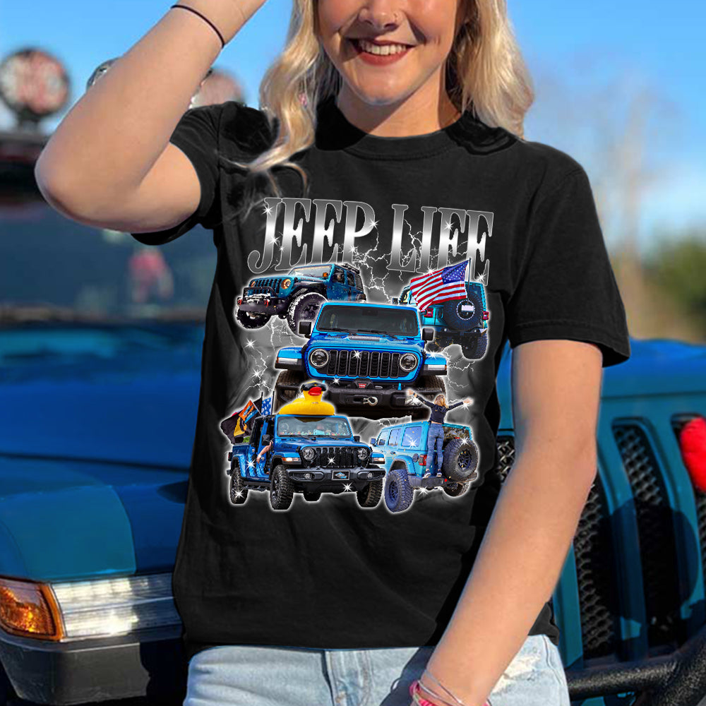 Personalized Funny DNA Test Jeep T-Shirt for Women