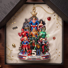 Load image into Gallery viewer, Guardian Protector Acrylic Ornament - Personalized Christmas Gift for Superhero Fans
