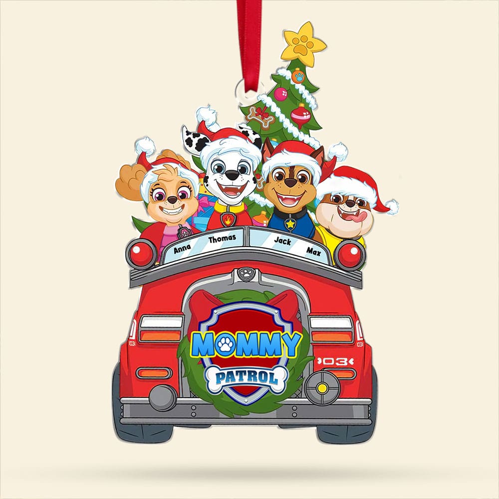 Personalized Kids' Christmas Car Ornament Ornament PopCulturePrints