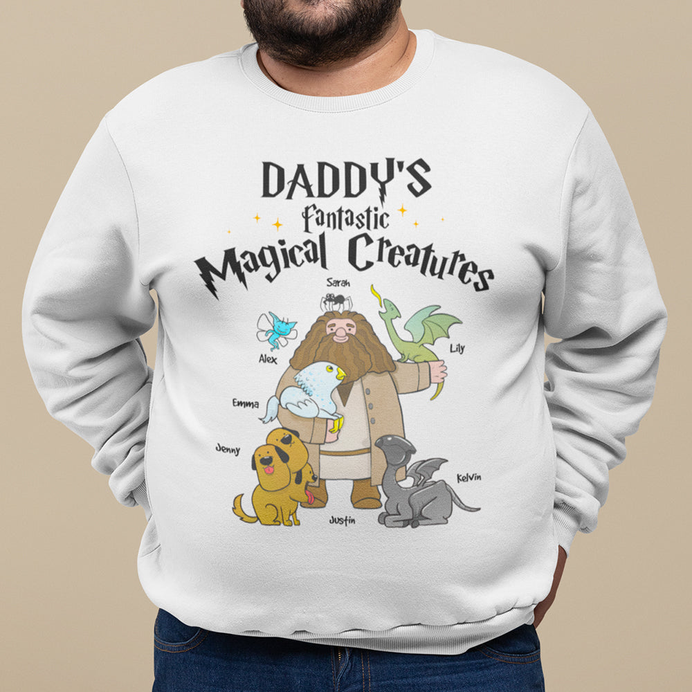 Daddy's Fantastic Magical Creatures Personalized T-Shirt