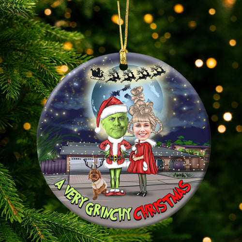 Custom Family Photo Suncatcher Ornament - Heartwarming Holiday Keepsake Ornament PopCulturePrints