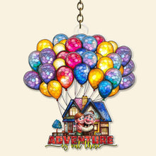 Load image into Gallery viewer, Personalized Couple Adventure Movie Keychain - Custom Valentine&#39;s Day Gifts Keychains PopCulturePrints
