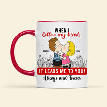 Load image into Gallery viewer, Personalized Couple Coffee Mug - Always And Forever Coffee Mug PopCulturePrints
