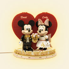 Load image into Gallery viewer, Love Ever After: Personalized Married Couple Acrylic Light Box - Unique Gift for Couples Light Box PopCulturePrints
