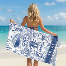 Load image into Gallery viewer, Fun Cruise Trip Beach Towel, Personalized Gifts For Cruising Lovers 04qhlu180726 Beach Towel PopCulturePrints
