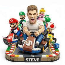 Load image into Gallery viewer, "Race to Fun: A Personalized Adventure!" - Custom Photo Adventurous Race Shaped Plaques PopCulturePrints
