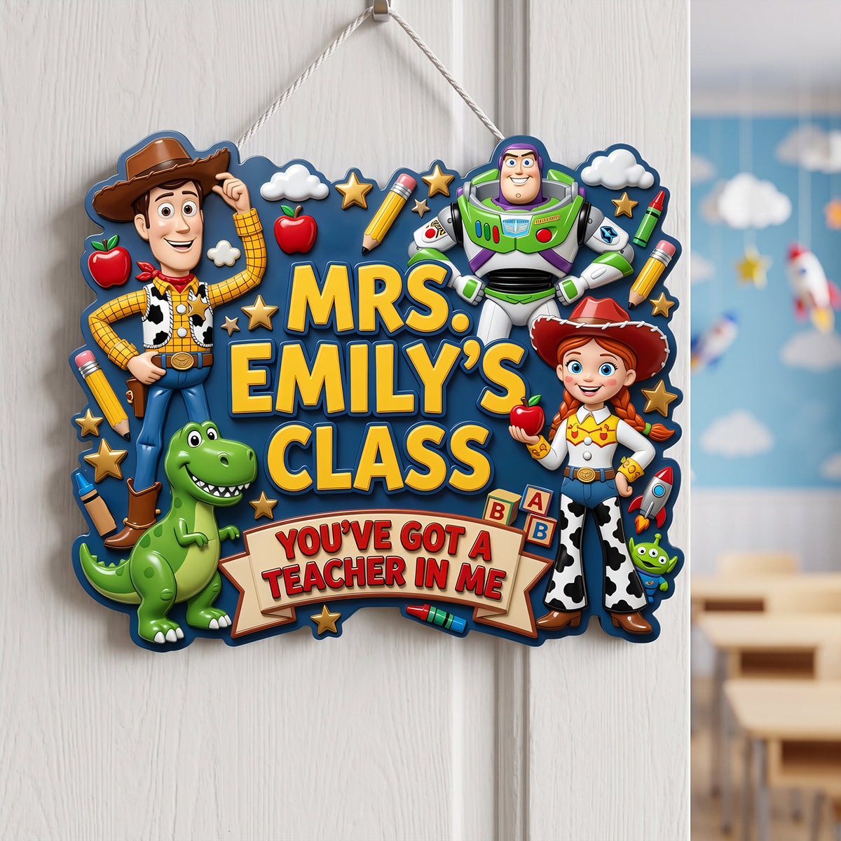 You've Got A Teacher In Me - Personalized Classroom Decor Acrylic Sign for Teachers