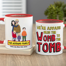 Load image into Gallery viewer, Personalized Cartoon Family Coffee Mug - Smith Family Edition Coffee Mug PopCulturePrints
