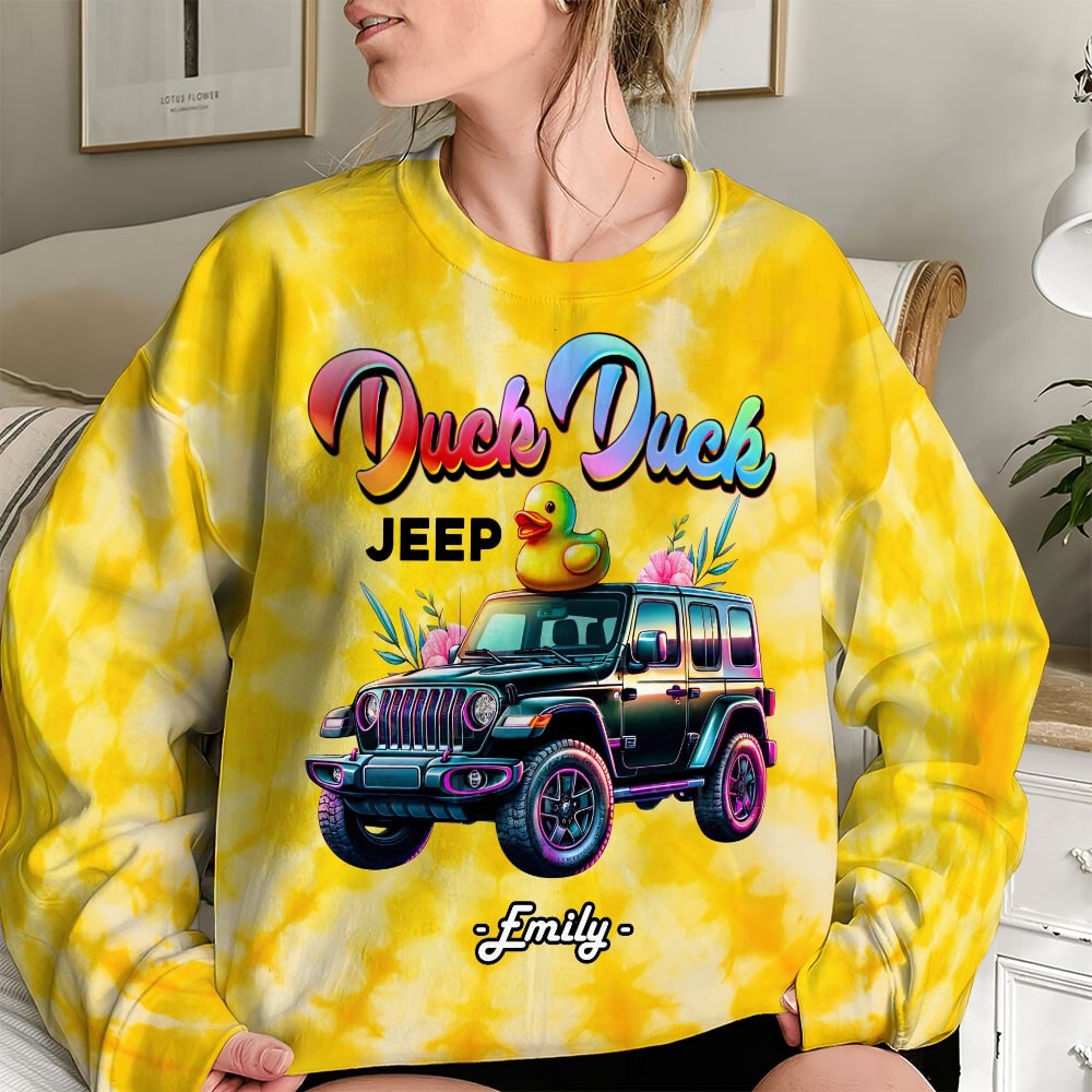 Personalized Duck Duck Off-road Adventure Shirt - Custom Name