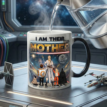 Load image into Gallery viewer, I Am Their Mother - Personalized Sci-fi Space Mom And Kids Magic Ceramic Coffee Mug - Unique Gift For Mom, Grandma &amp; More Coffee Mug PopCulturePrints
