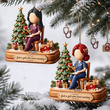Load image into Gallery viewer, Nurse On Duty Acrylic Ornament - Personalized Christmas Gift For Nurses 02PGTA151026 Ornament PopCulturePrints
