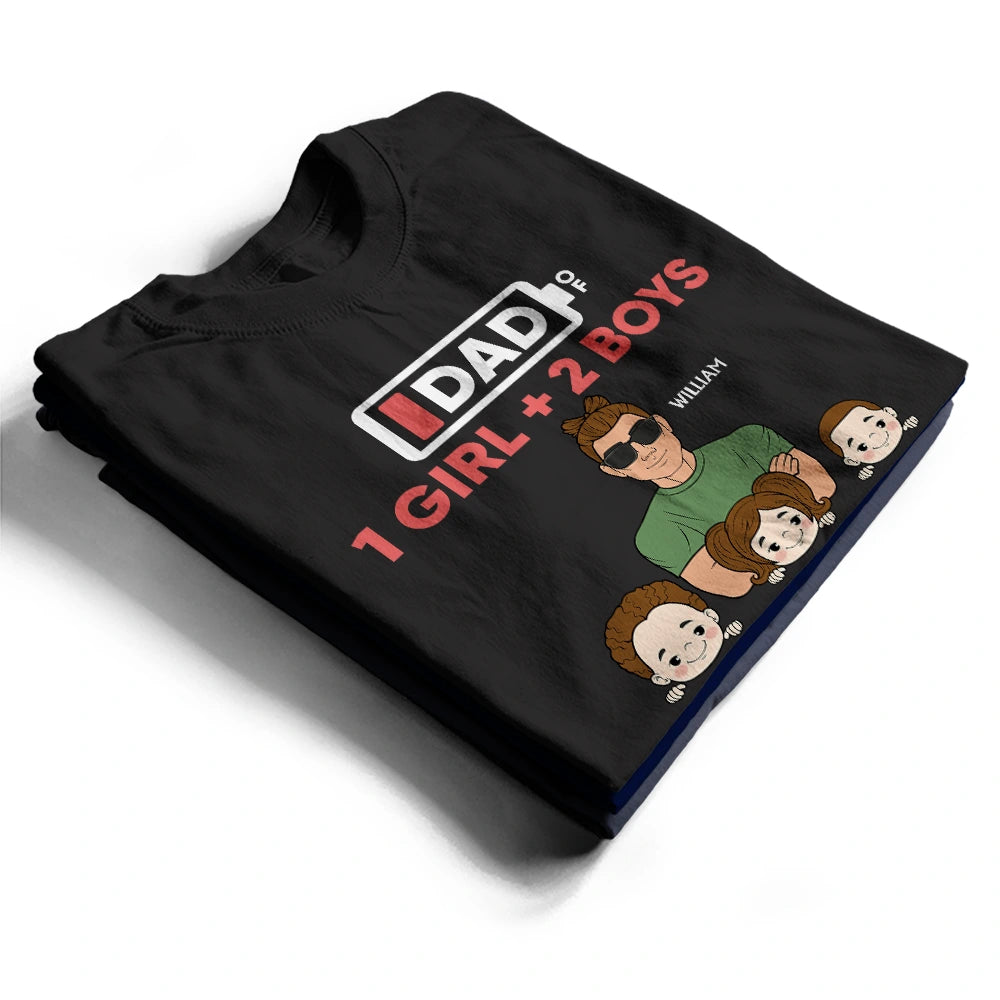 I Dad of Twins - Personalized T-Shirt for Proud Fathers T-shirt PopCulturePrints