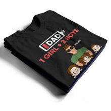 Load image into Gallery viewer, I Dad of Twins - Personalized T-Shirt for Proud Fathers T-shirt PopCulturePrints
