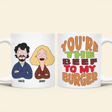 Load image into Gallery viewer, Personalized Couple Coffee Mug Set - You&#39;re the Beef to My Burger
