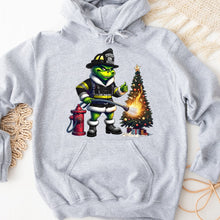 Load image into Gallery viewer, Personalized Firefighter Christmas Sweater - Heroic Holiday Edition
