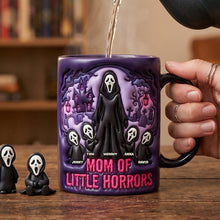 Load image into Gallery viewer, "Mom of Little Horrors" - Scary Villain Magic Coffee Mug - Personalized Gift for Mom, Grandma, and Wife Coffee Mug PopCulturePrints
