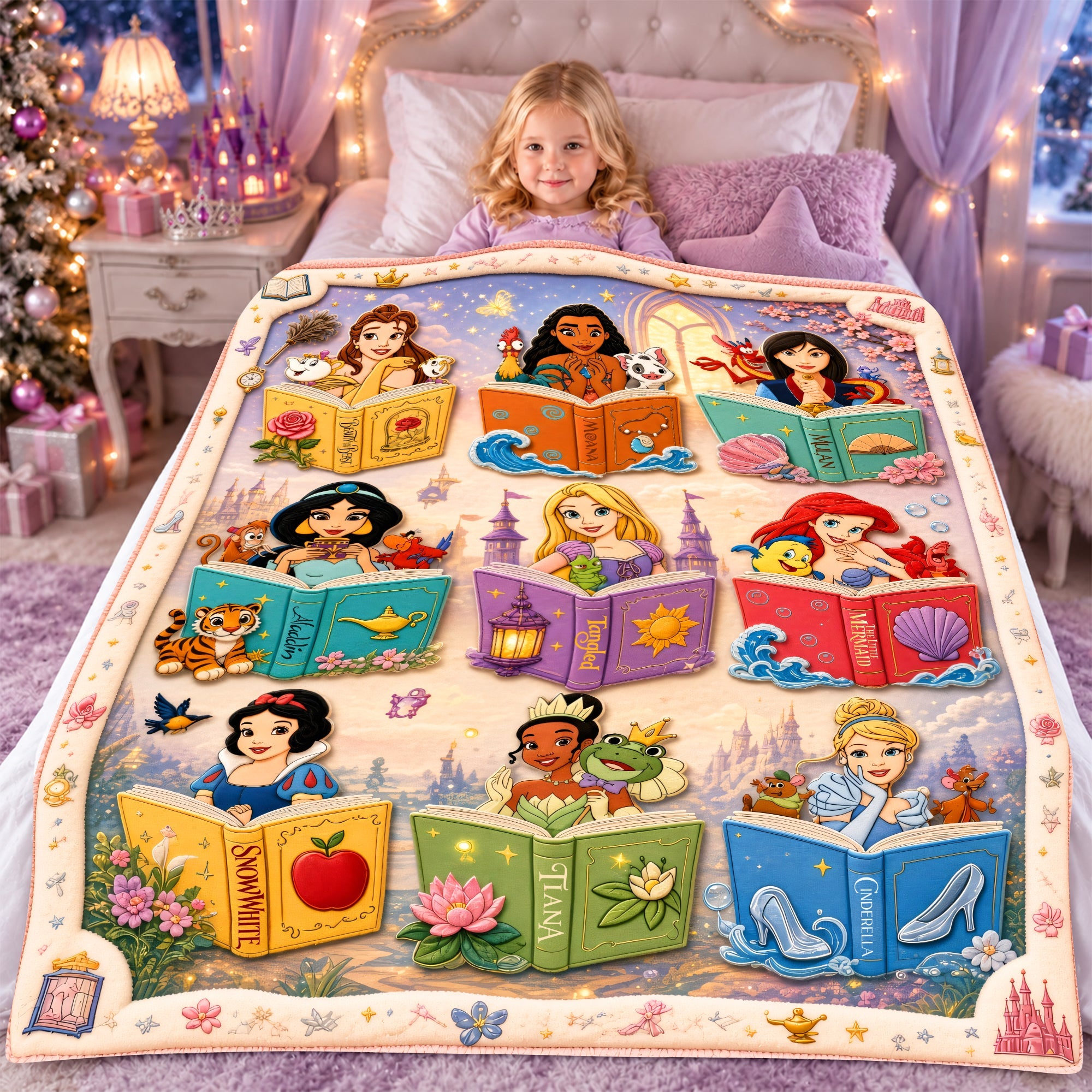 “Every Child Needs a Touch of Magic!” - Magical Storybook Blanket - Personalized Gifts for Kids