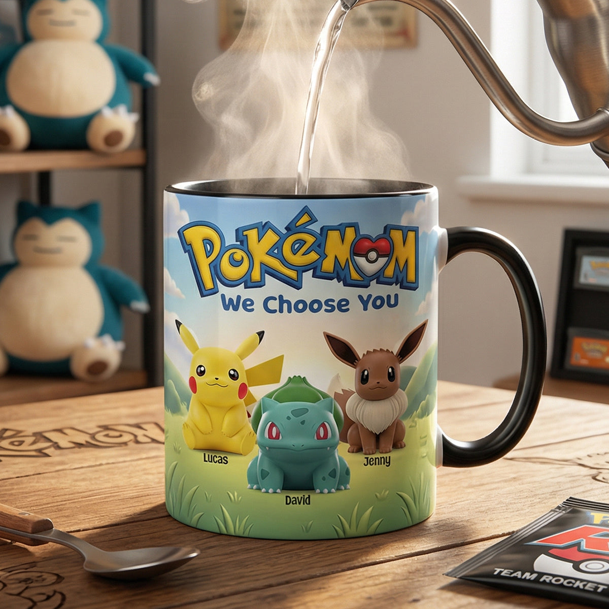 PokeMom Magic Coffee Mug - Personalized Gifts for Mother Coffee Mug PopCulturePrints