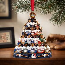 Load image into Gallery viewer, Celebrate the Season with The Diamond Sport Christmas Tree Acrylic Ornament - Personalized Gift for Sport Lovers
