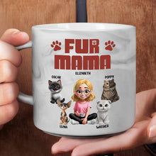 Load image into Gallery viewer, A Bond That Can&#39;t Be Broken - Personalized Marble Mug for Cat Lovers Marble Mug PopCulturePrints
