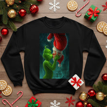 Load image into Gallery viewer, Embrace the Holiday Spirit: Unique Santa Grinch Sweatshirt - Personalized Gift for Christmas Lovers Shirts PopCulturePrints
