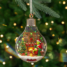 Load image into Gallery viewer, &quot;Reading by the Fire: A Personalized Ornament for Book Lovers&quot; - Custom Gift for Christmas, Ideal for Friends and Family Ornament PopCulturePrints
