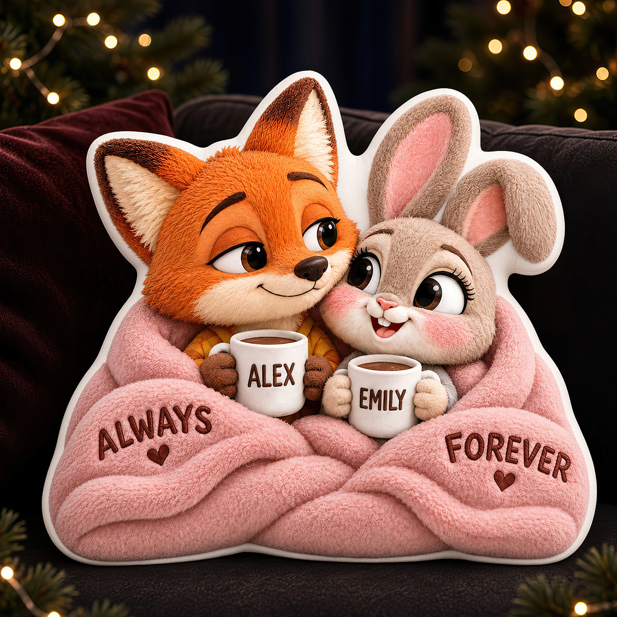 Love is Always Forever - My Forever Pillow - Personalized Gift for Couples