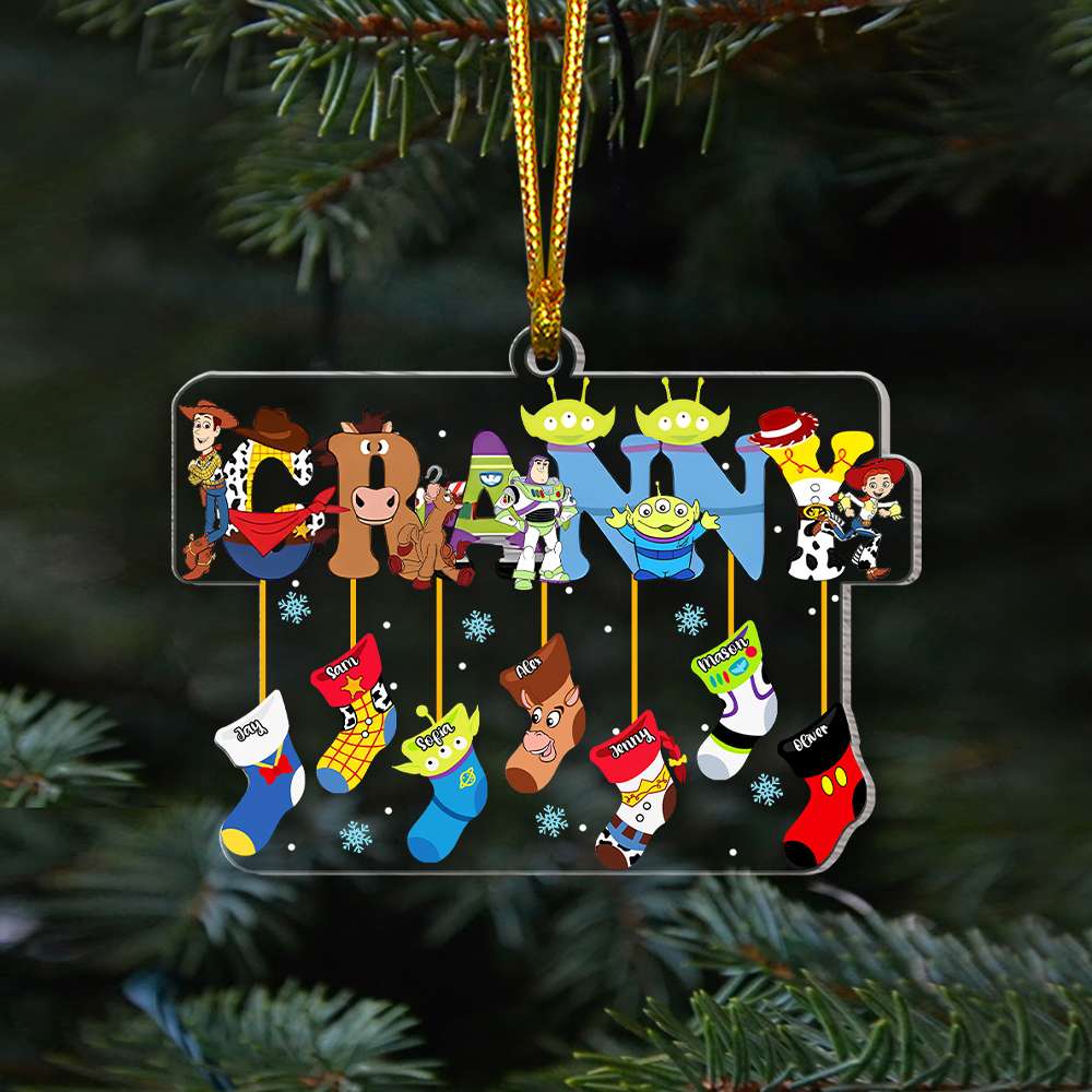 Personalized Toy-Inspired Christmas Ornament for Grandma