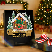 Load image into Gallery viewer, Celebrate Family Love: Personalized Housewarming Christmas Ornament - Custom Photo Gift for Families Ornament PopCulturePrints

