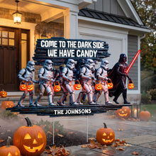 Load image into Gallery viewer, Join the Trick or Treat Squad - Personalized Halloween Yard Sign
