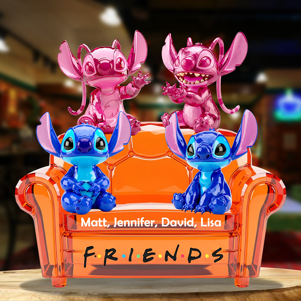 "Friends Forever" - Personalized Acrylic Plaque Gift for Friends Shaped Plaques PopCulturePrints