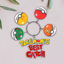 Load image into Gallery viewer, Personalized Poke Dad Keychain - Best Catch Gift for Father&#39;s Day Keychains PopCulturePrints
