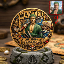 Load image into Gallery viewer, "Your Adventure Awaits!" - Custom Photo Printed Metal Coin - Personalized Gift for Anime Lovers
