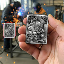 Load image into Gallery viewer, Weld with Passion: Personalized Welder Lighter - Custom Gift for Welders and Metal Enthusiasts Lighter PopCulturePrints
