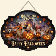 Load image into Gallery viewer, Happy Halloween Acrylic Sign - Personalized Halloween Gifts For Family 03natn060826 Acrylic Sign PopCulturePrints
