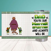 Load image into Gallery viewer, Personalized Master Dad Tumbler - Custom Ninja Theme Tumbler Cup PopCulturePrints
