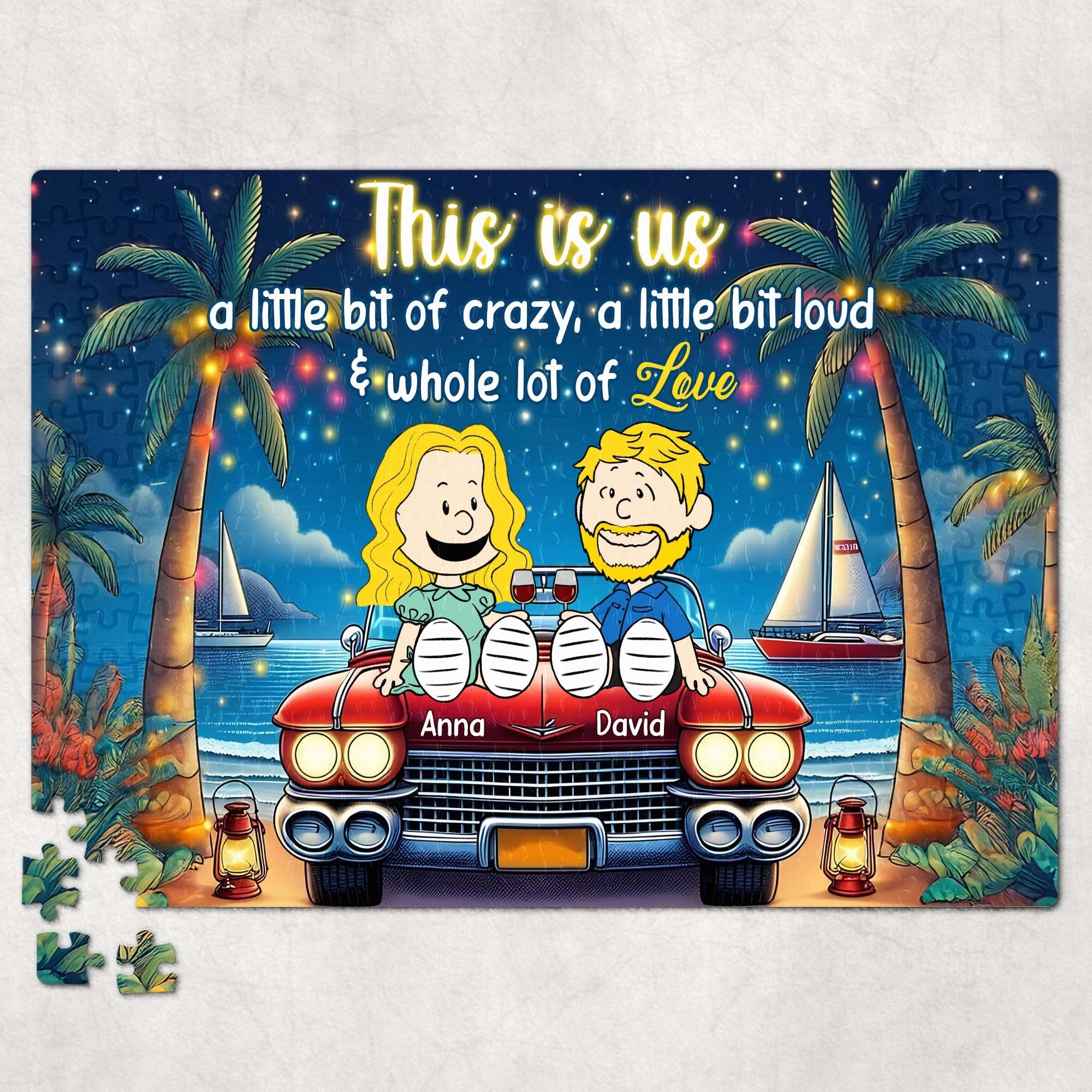 Personalized Couple Jigsaw Puzzle - This Is Us Jigsaw Puzzles PopCulturePrints