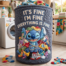 Load image into Gallery viewer, Messy Fun Quilted Laudry Basket, Personalized Gifts 03qhlu100726 Laundry Basket PopCulturePrints
