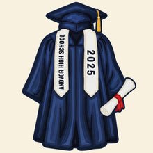 Load image into Gallery viewer, Celebrate Achievement: Custom Graduation Uniform Doormat - Personalized Gift for Graduates Doormat PopCulturePrints
