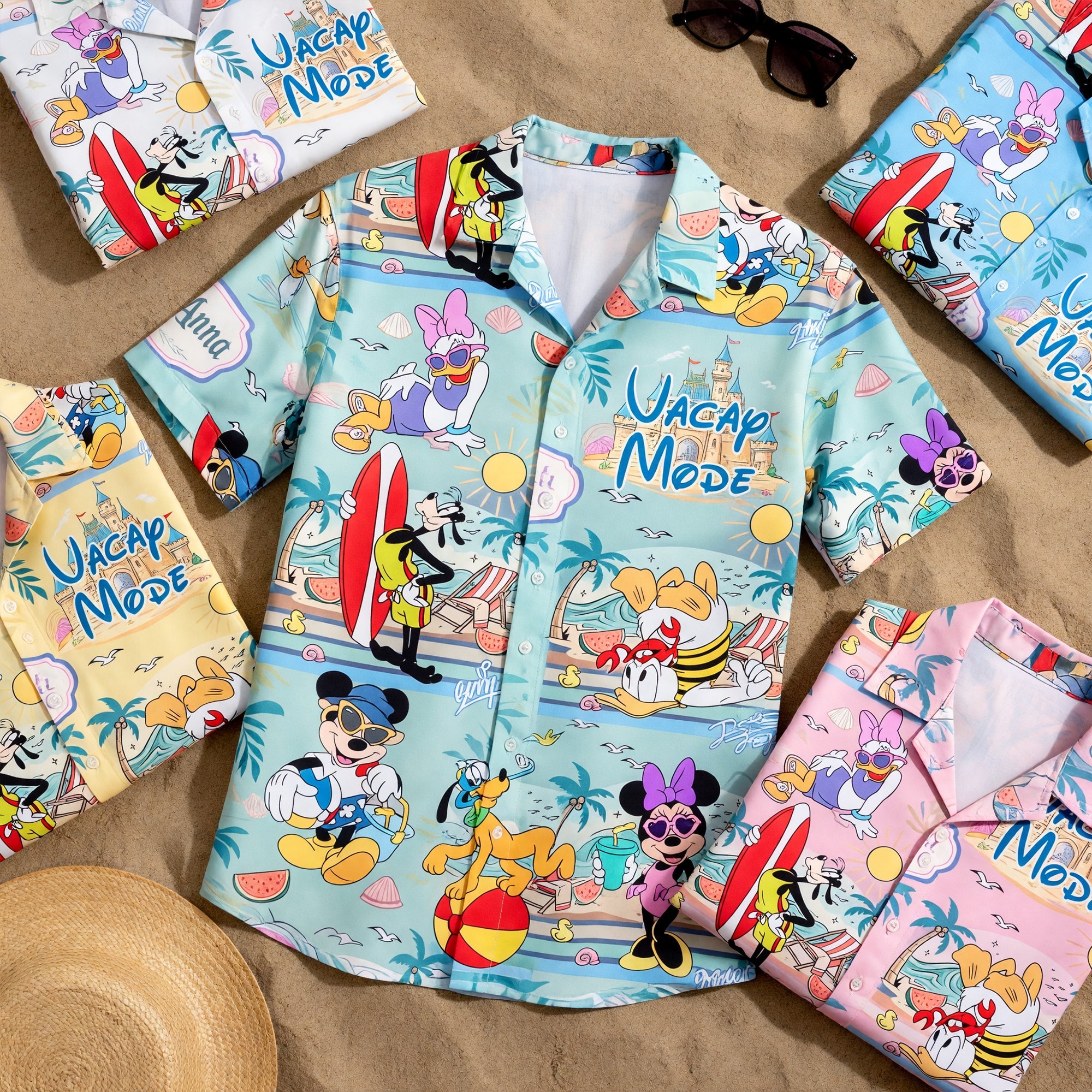 Embrace the Summer Vibes - Cute Fun Summer Vacation Matching Hawaiian Shirt - Personalized Gifts for Family & Friends