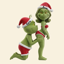 Load image into Gallery viewer, Naughty Couple Custom Shape Pillow - Perfect Personalized Christmas Gifts Pillow PopCulturePrints
