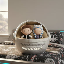 Load image into Gallery viewer, The Force is Strong with You - Personalized Couple Pillow Pillow PopCulturePrints
